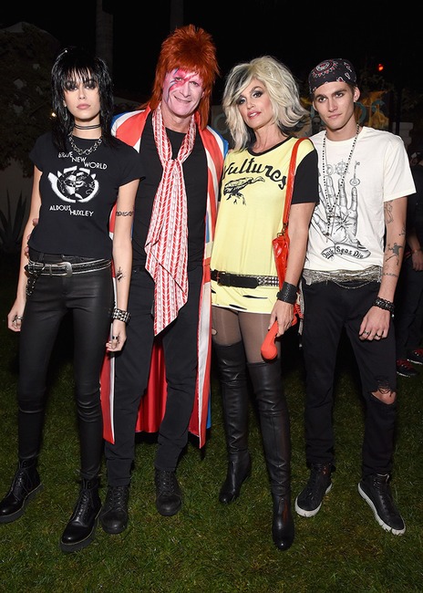 Rande Gerber, Cindy Crawford, Kaia Gerber, Presley Gerber, Casamigos Halloween party 2018